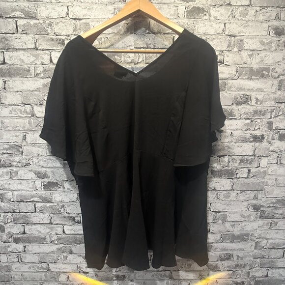 NWT City Chic Black Blouse Size XL/22 - Picture 3 of 14
